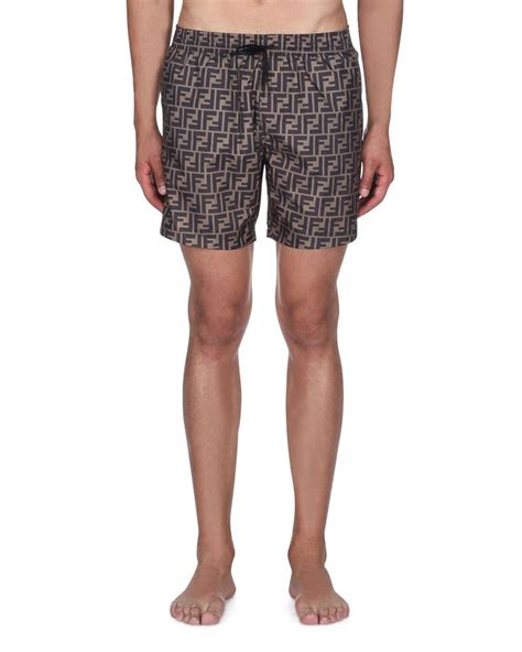 fendi swimming trunks|fendi swimsuit men's.